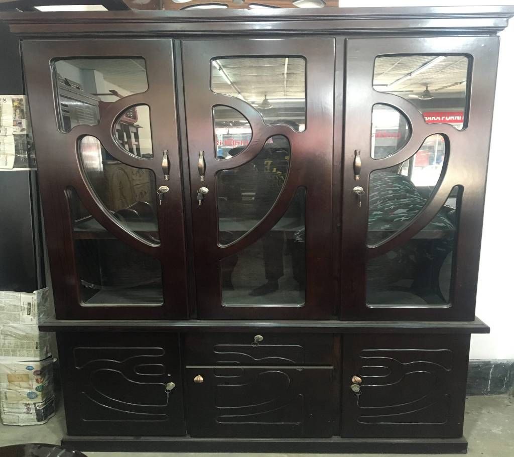 Oak Wood Made Show Case 