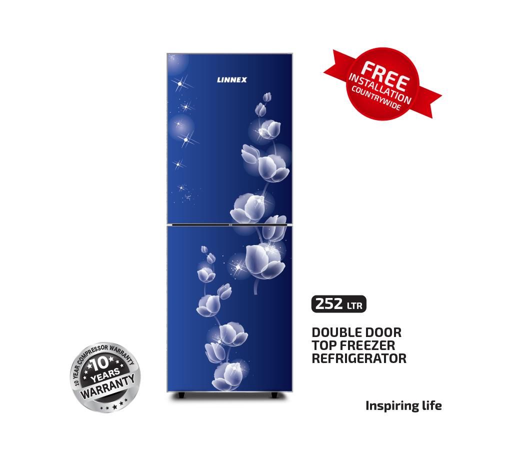 Linnex Refrigerator LNX-REF-252GD-TM-BLUE Rose