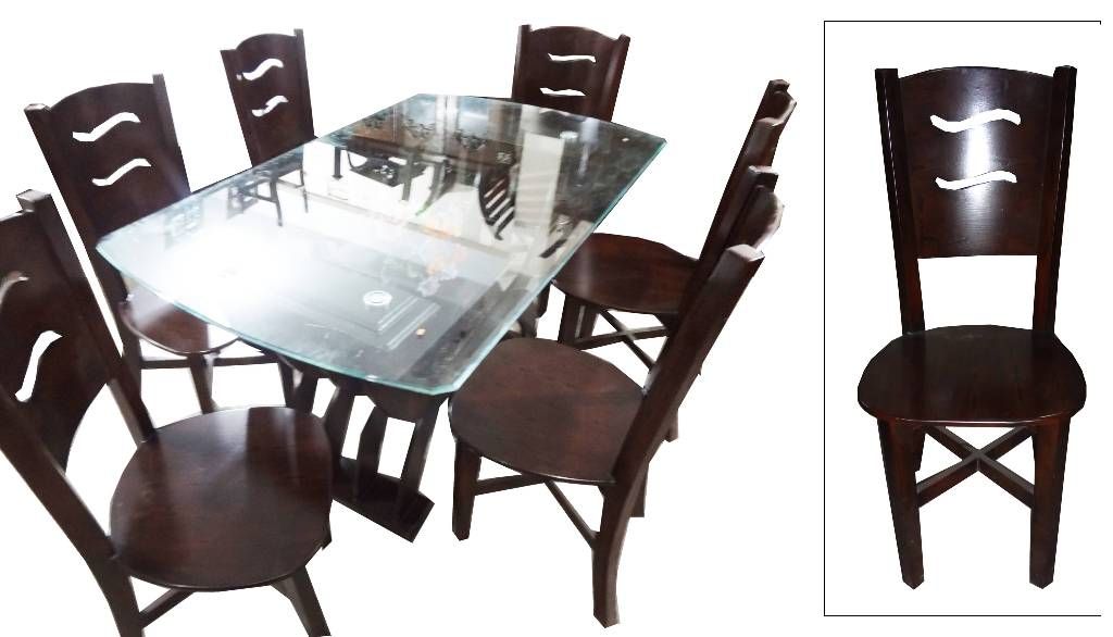 mdf Wood Dining table with 6 chair: DI 72