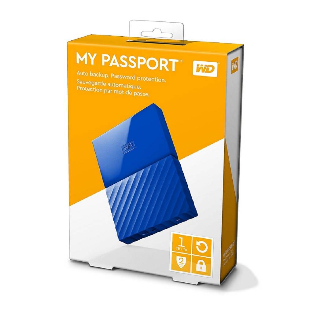 Western Digital My Passport 1TB USB 3.0 hard disk 