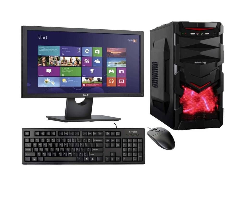 Desktop Intel Core i7 RAM 4GB 1000GB Monitor 19" With Mouse And Keyboard 