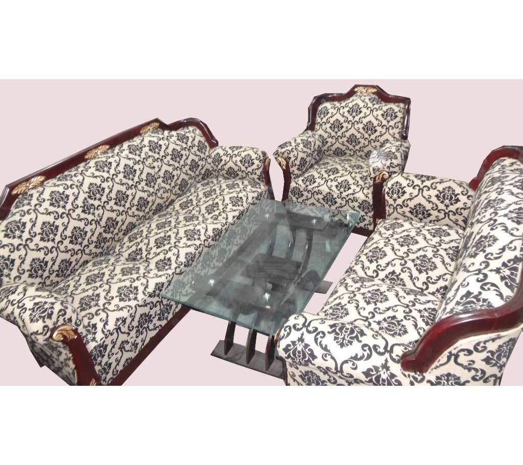 MALAYSIAN processing Wood Sofa Set (3+2+1) Sofa set: sa 186