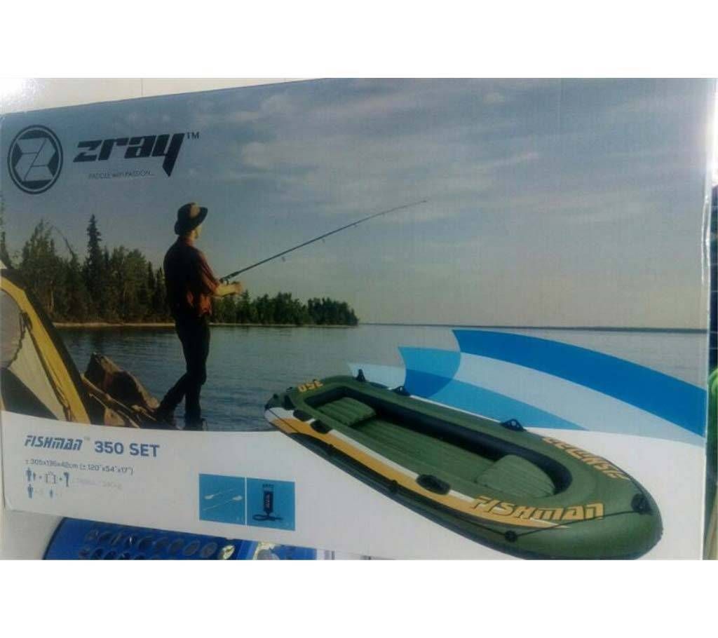 Fishman 350 Inflatable Boat with scull & pumper 