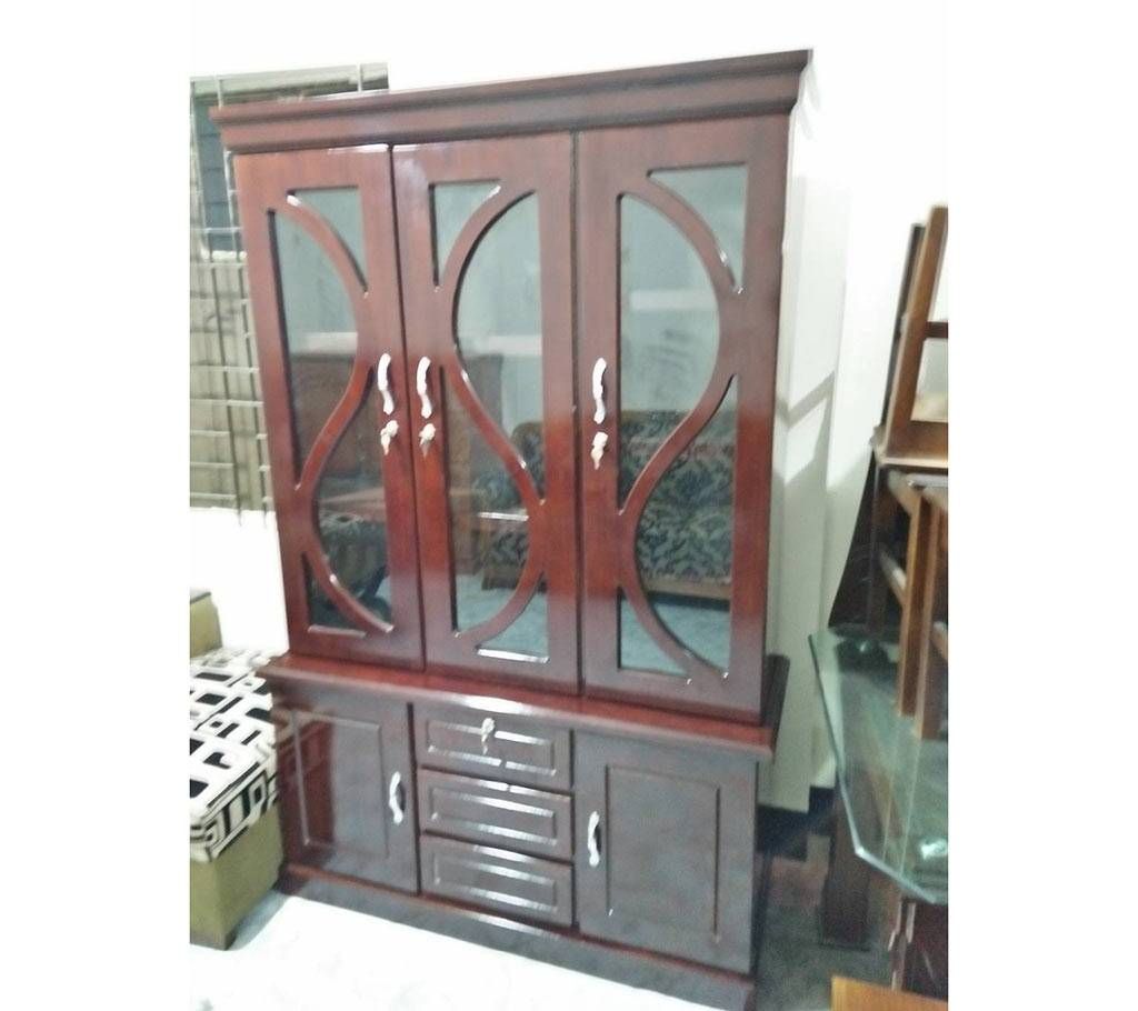 3 Part MALAYSIAN PROCESSING Wood Showcase Model SE 06