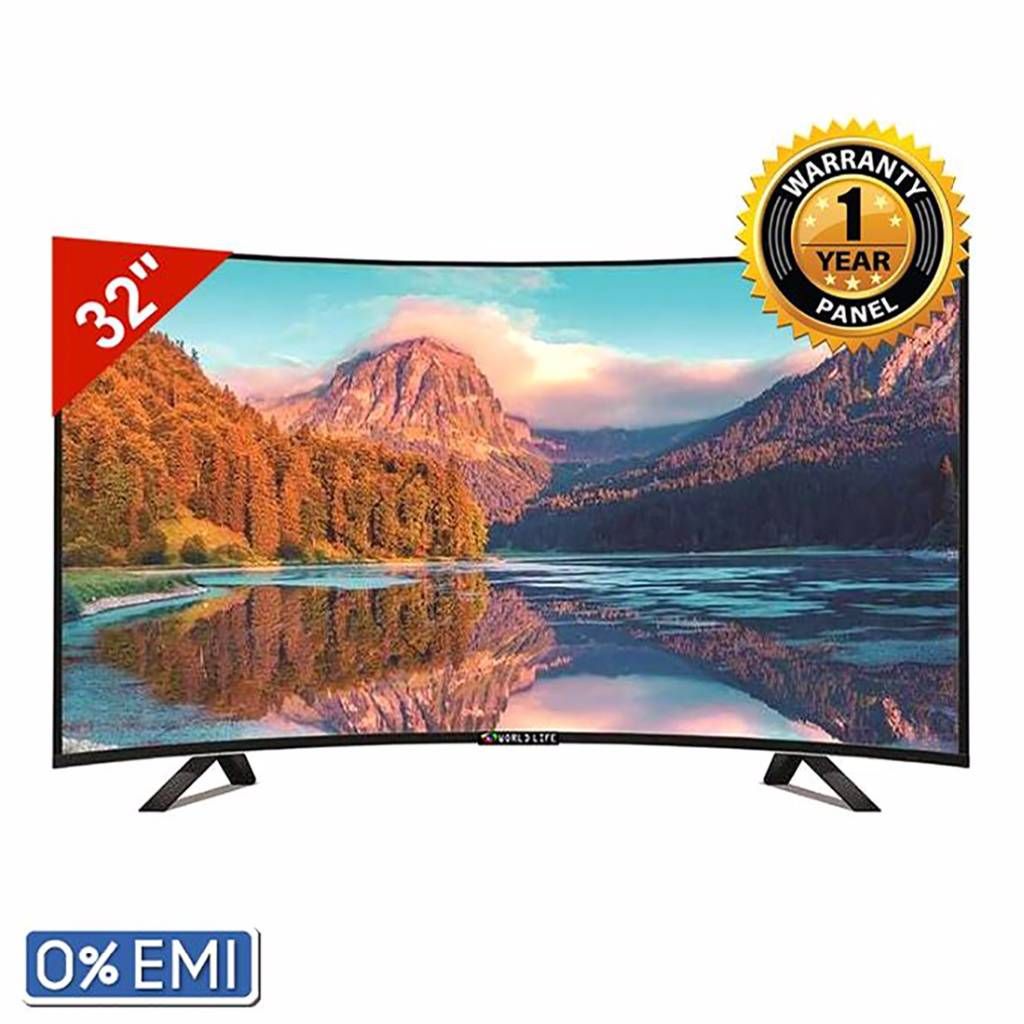World Life 32" Curve HD LED TV