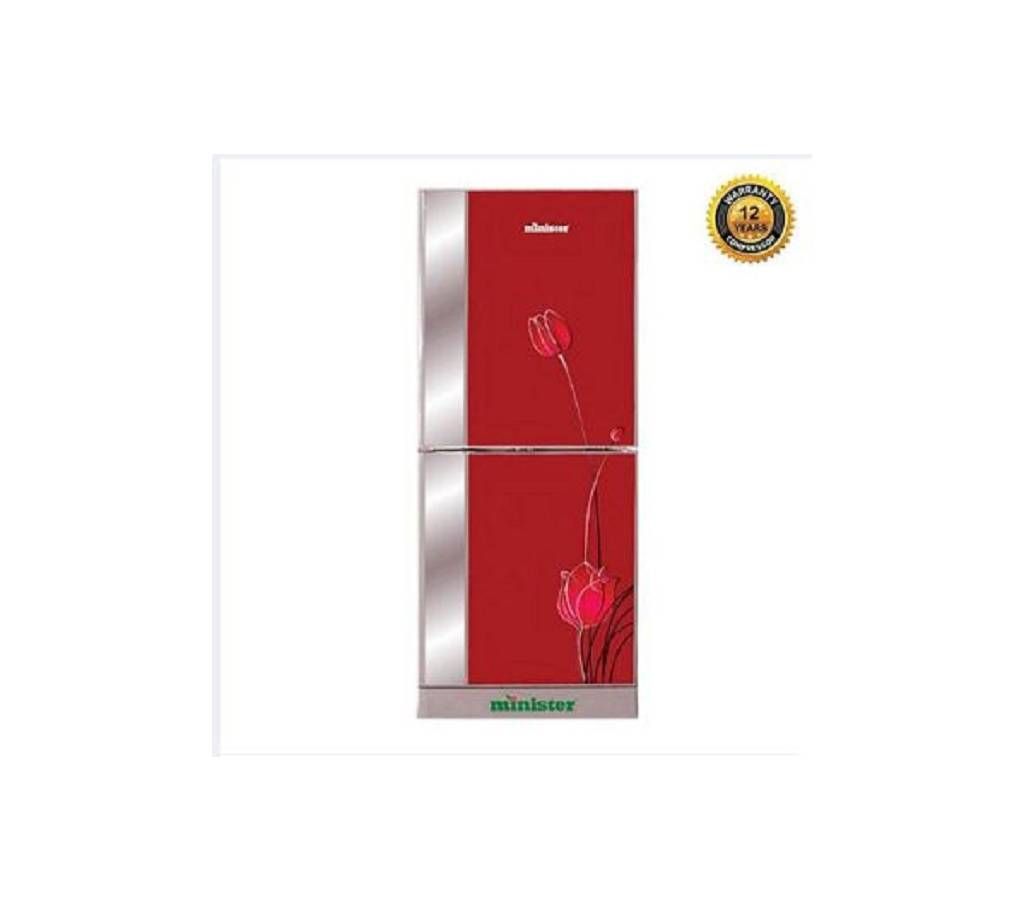 Minister M 222 Top Mount Refrigerator 222L Red Poppy