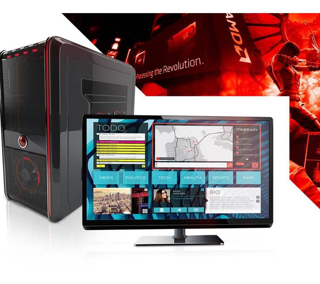Desktop Computer Package- Intel Core i5_HDD 500GB_RAM 2GB+17" LED