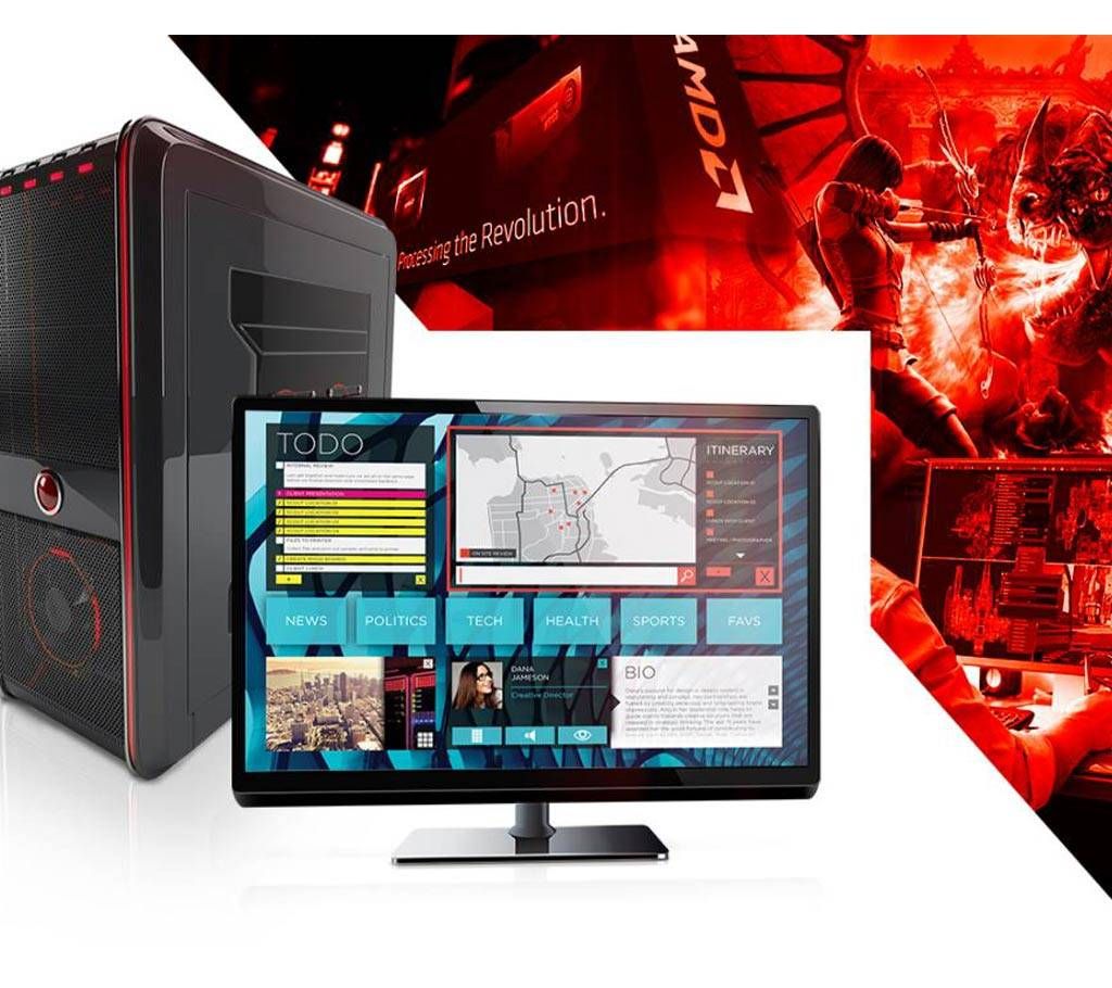 Desktop Computer Package- Intel Core i5_HDD 1000GB_RAM 2GB with 17" LED