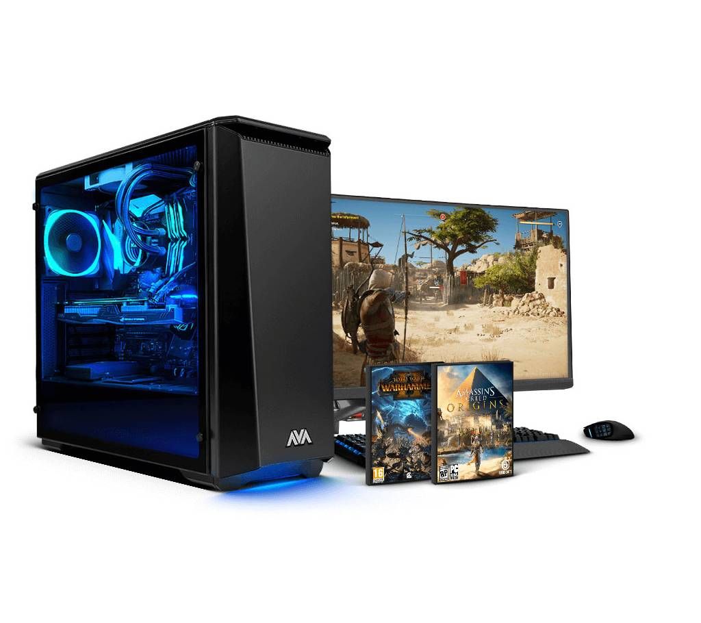 Computer Intel Dual Core CPU Ram 4gb HDD 500 Gb Monitor 19"