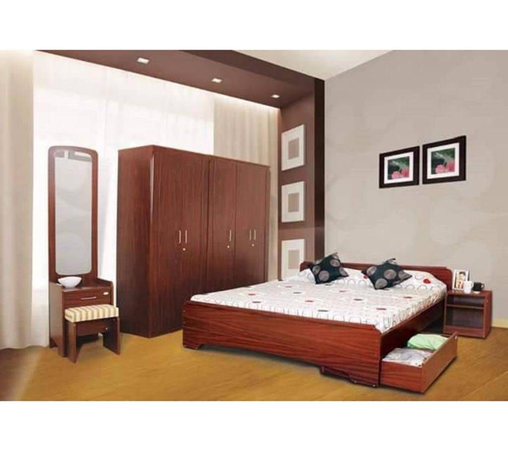 Malaysian process wood Discount Offer Bedroom set: BS 24
