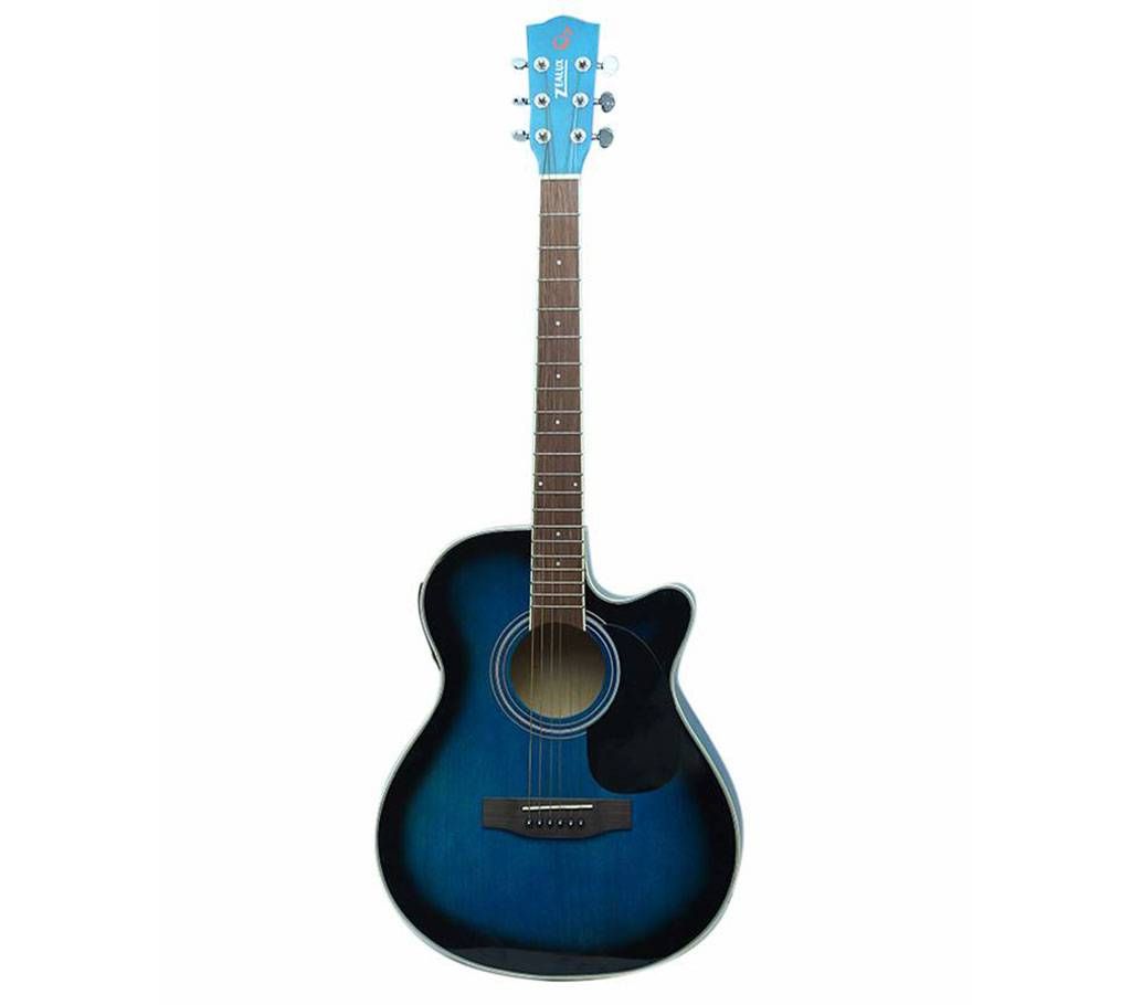 Blue Professional Semi Acoustic Guitar