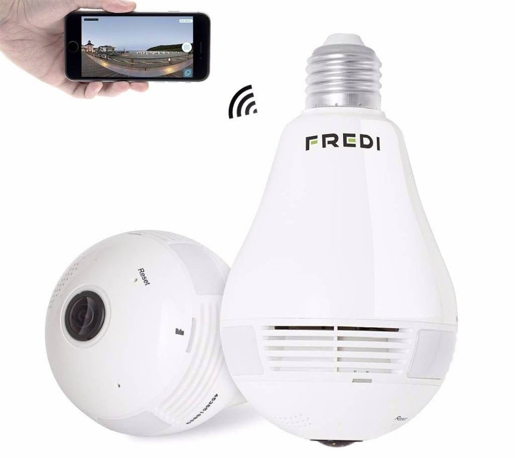  360 Degree Panoramic Fisheye IP camera bulb 
