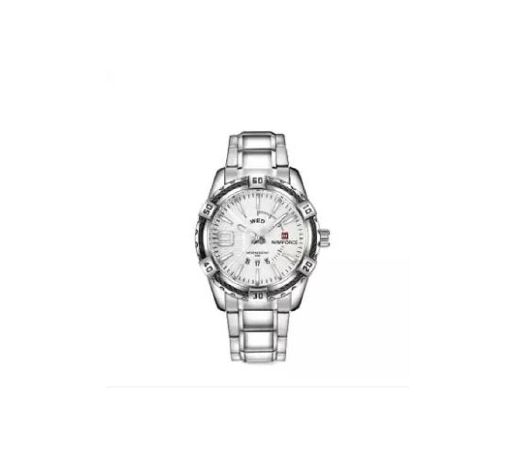 NF9117 - Stainless Steel Analog Watch for Men - Silver
