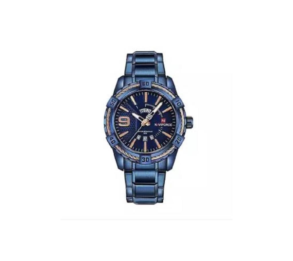 NF9117 - Stainless Steel Analog Watch for Men - Blue