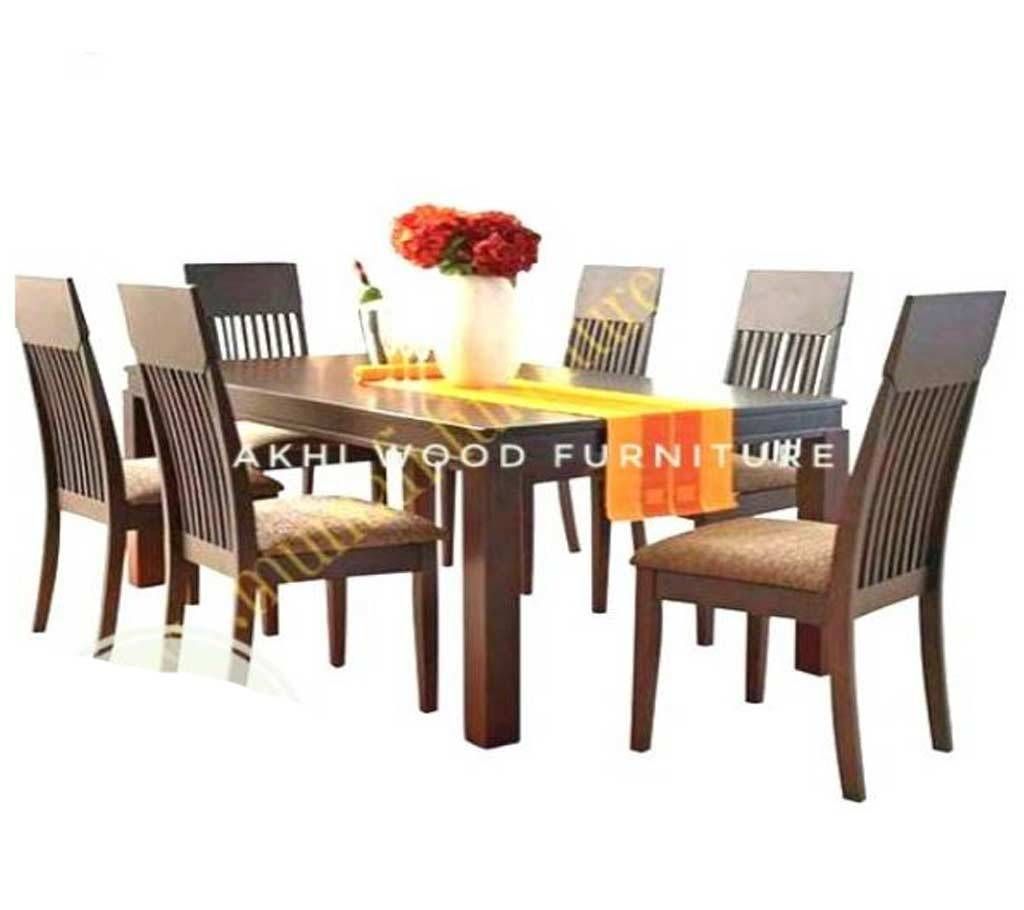 MDF Modern 6 chair Dining Table