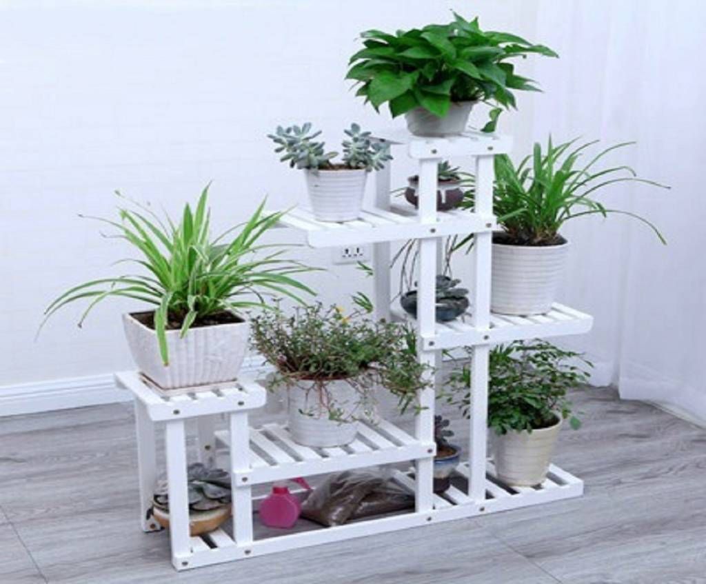 Wooden Trolley Garden