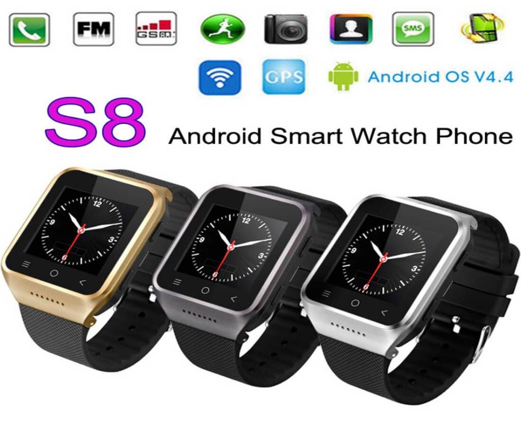 S8 WiFi supported smart watch- 1 pc 