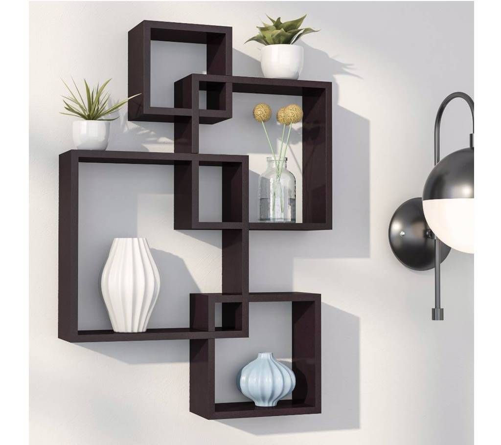 Malaysian MDF Wooden Wall Hanging Shelve