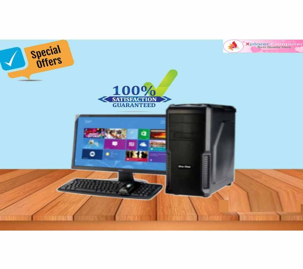 Desktop Computer Package- Core i3 (7 Gen) 1000GB+8GB+4GB Graphics & 19" LED
