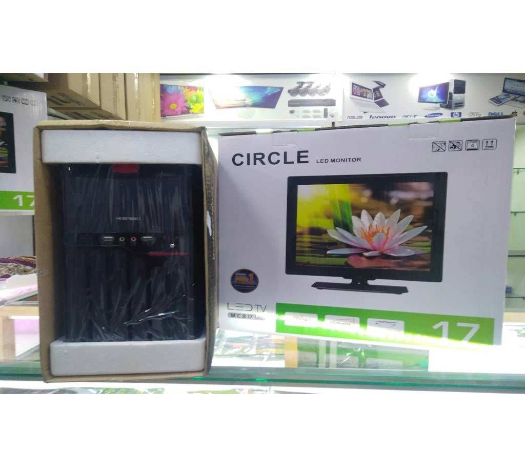 Desktop Computer Package- Core 2 Dou (HDD 500GB_RAM 2GB & 17" LED)