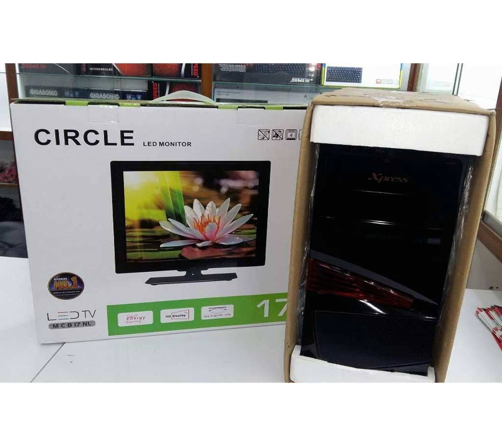 Desktop Computer Package- Core 2 Dou (HDD 1TB_RAM 4GB & 17" LED)