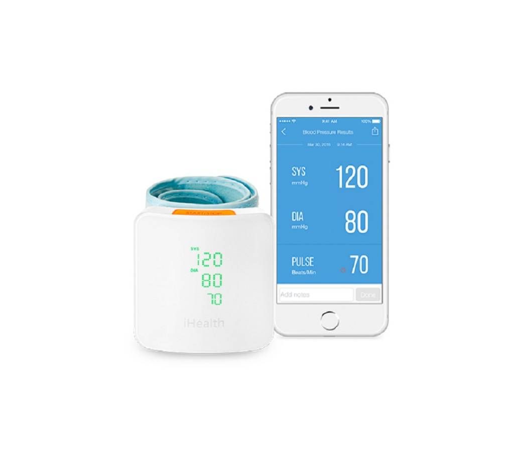 Blood Pressure Monitor With Mobile App Connection 