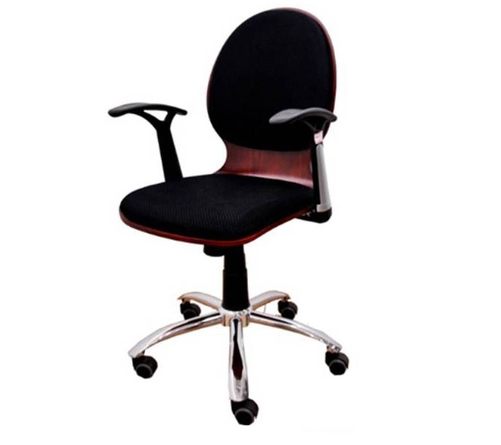 Mid level shell type mass revolving chair