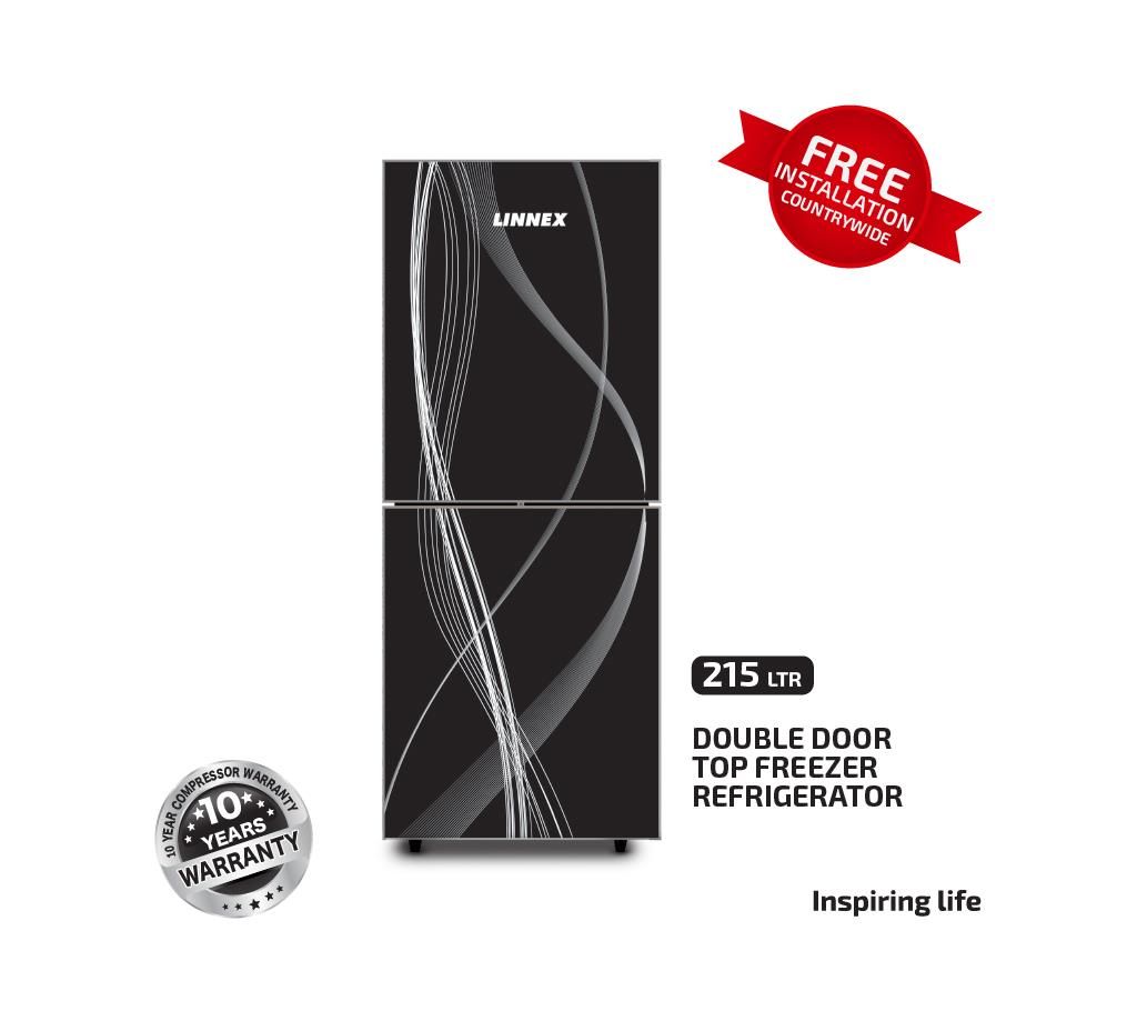 Linnex Refrigerator LNX-REF-215GD-TM-BLK