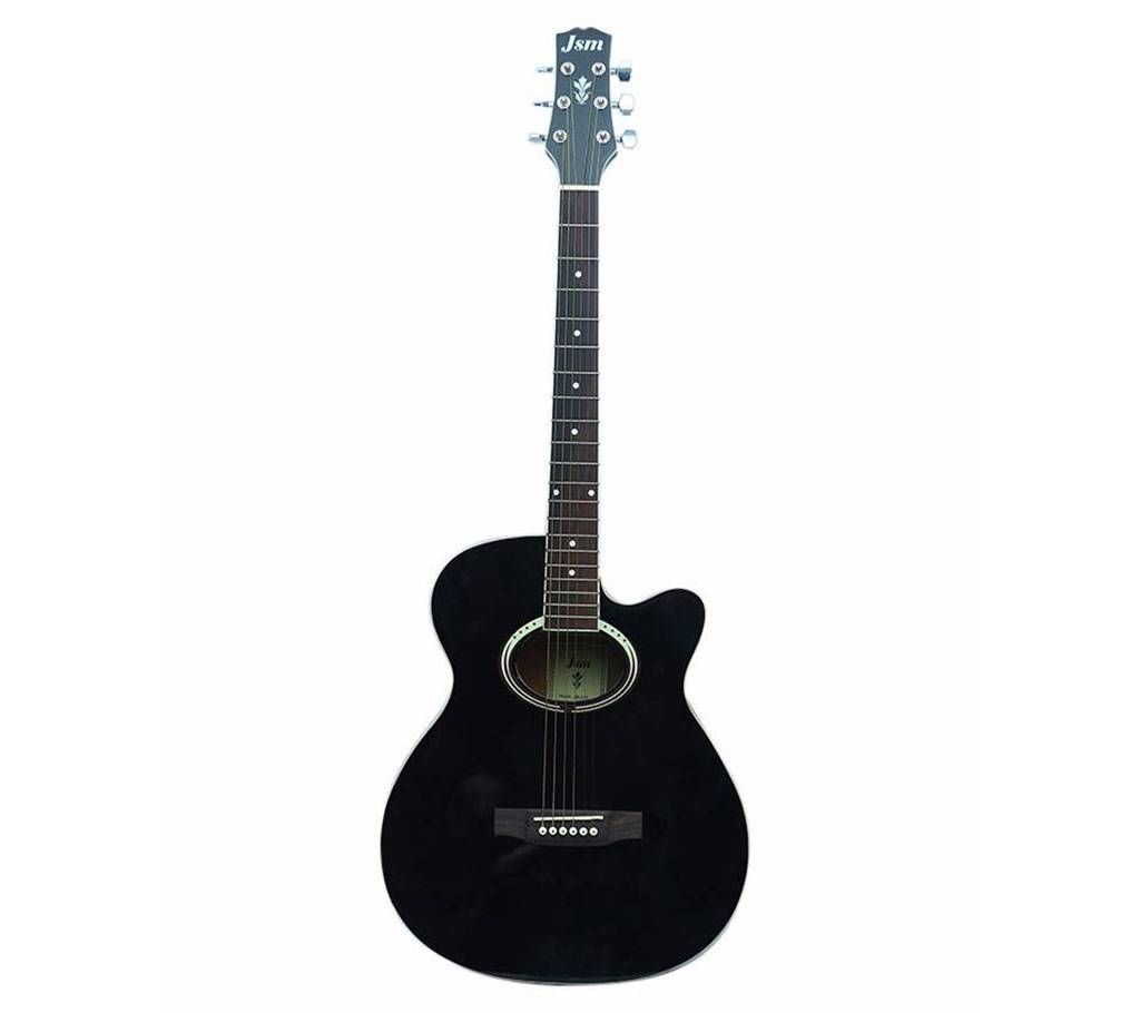 JSM Black Pure Acoustic Guitar