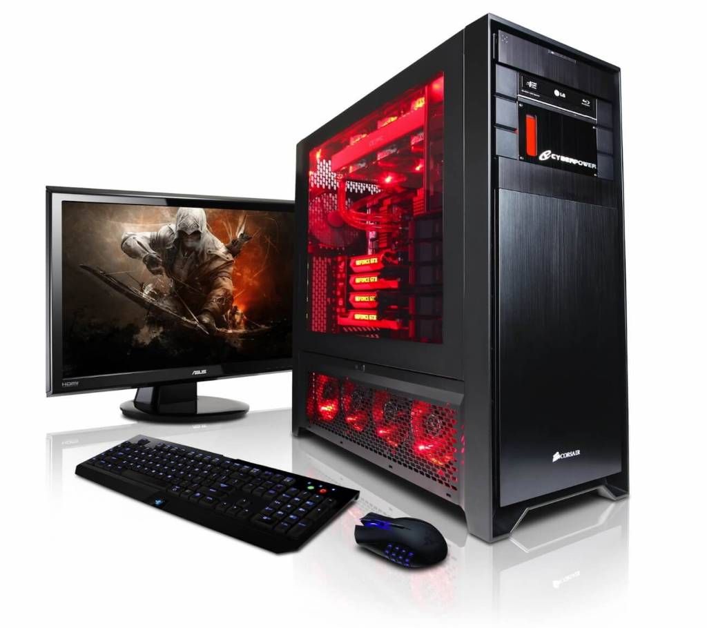 Desktop Gaming PC Intel Core i5 RAM 4GB HDD 1000GB Monitor HP 19" With Mouse & Keyboard 