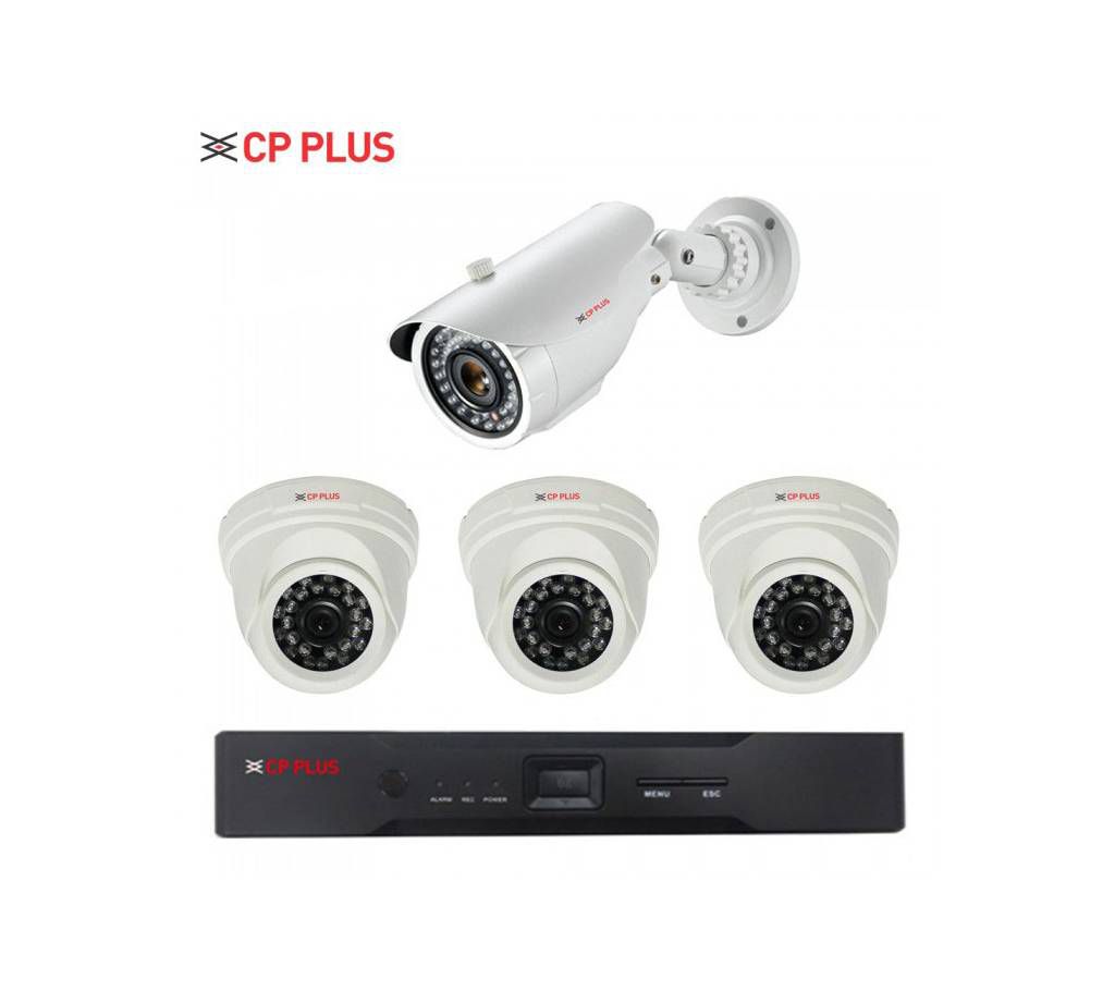 CP-PLUS CCTV Camera - 4 Pcs