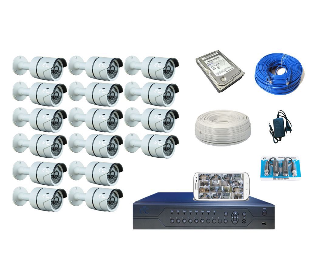GTC G6936 16 Channel HD CCTV System (full Package) With Hard Disk