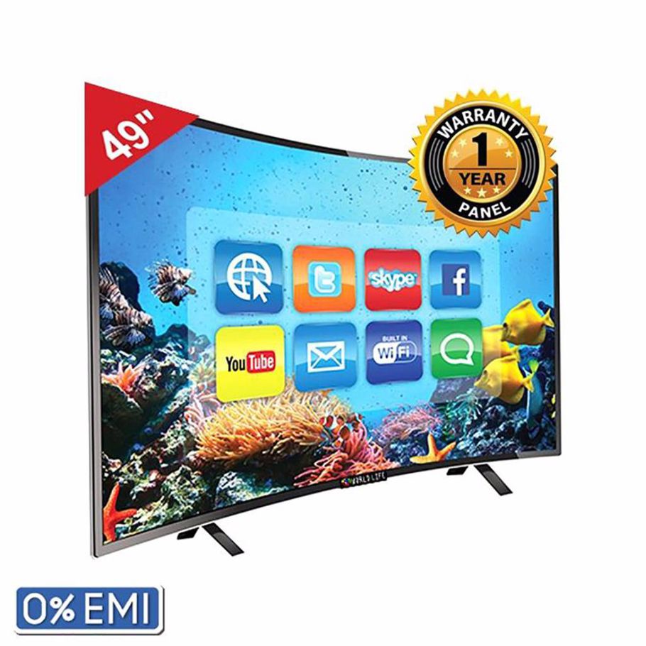 World Life Glorious 49 Inch Curve Smart TV