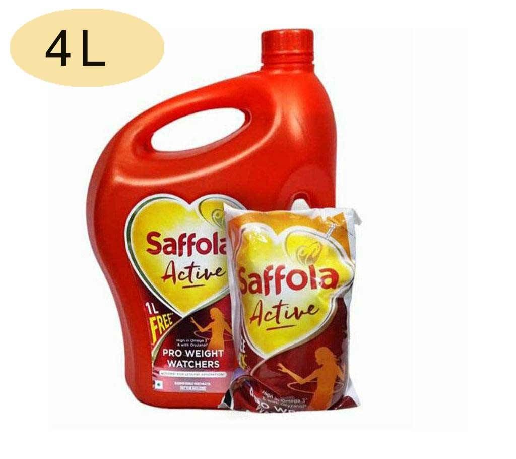 Saffola Active Soybean Refined Oil - 4 ltr. 