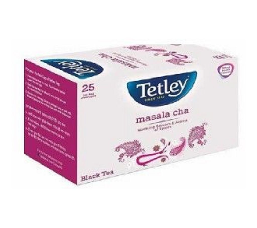 Tetley Flavour Tea Bag - Masala - 25pcs/50g 