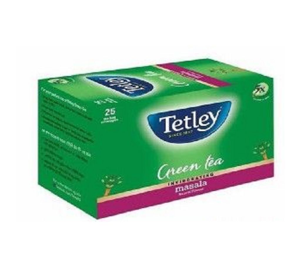 Tetley Green Tea Bag - Masala - 25pcs/37.5g 