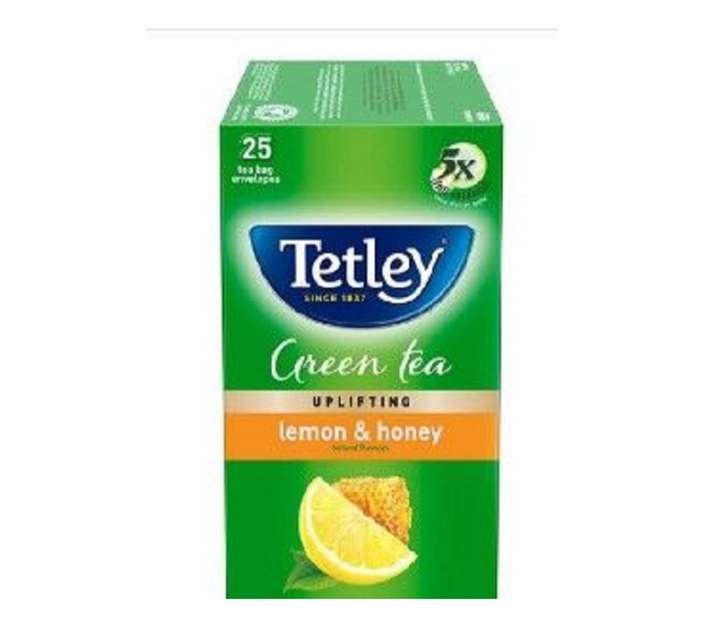 Tetley Green Tea Bag - Lemon & Honey - 25pcs/37.5g - HGJ - 01 - 7ACI-302306