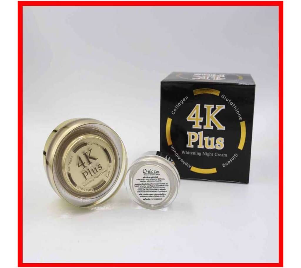 4K Plus Whitening Night Cream-20g (Made In Thailand)