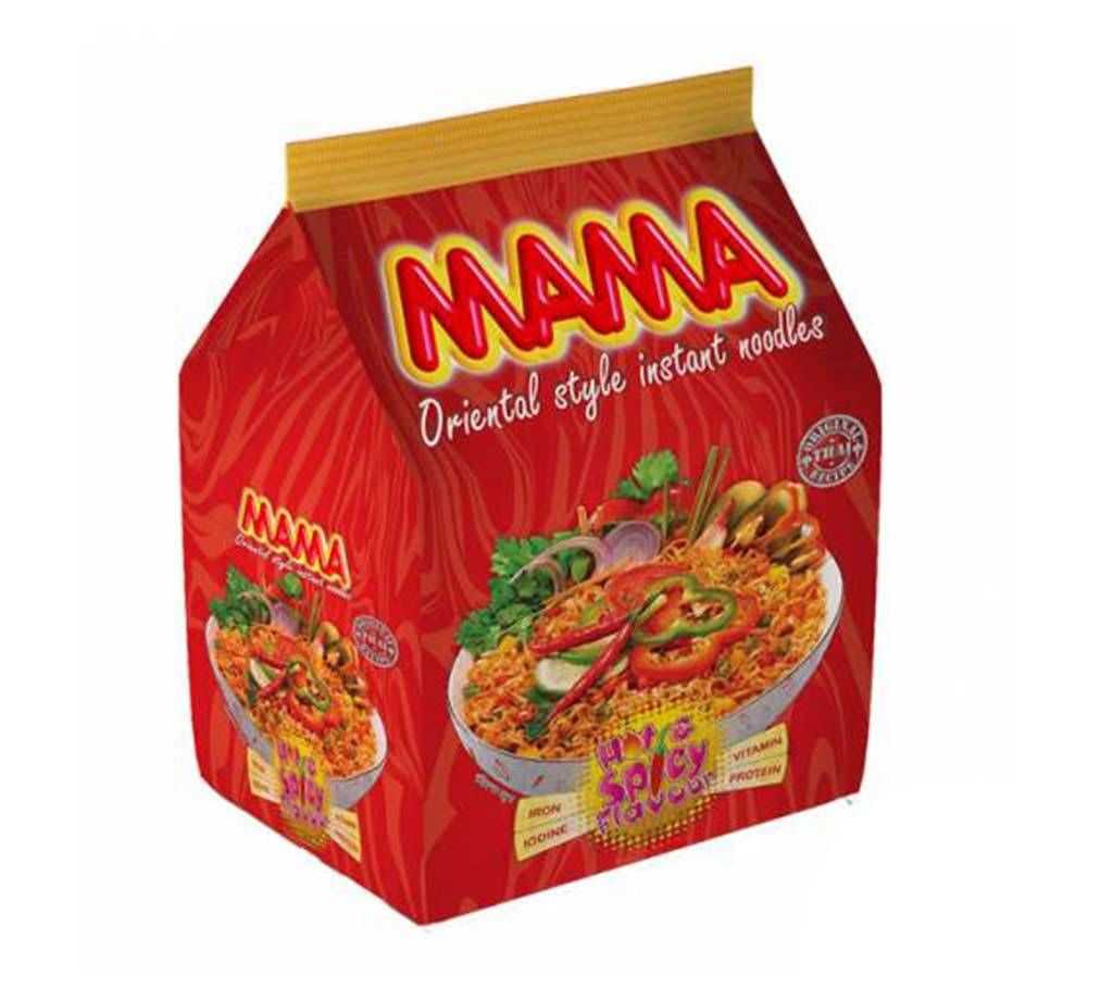 Mama Instant Noodles Hot & Spicy Flavour - 4 Packs