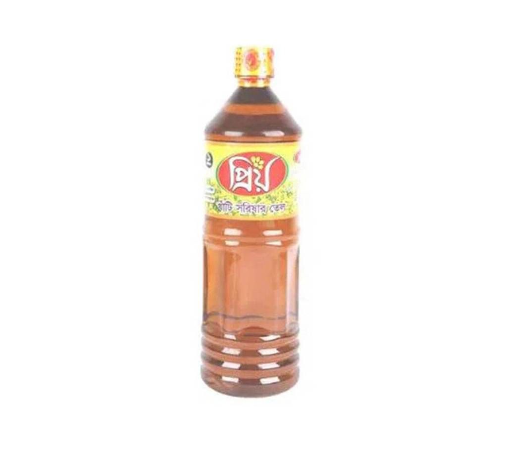 Priyo Mustard oil 1L   - PRIYO-326342