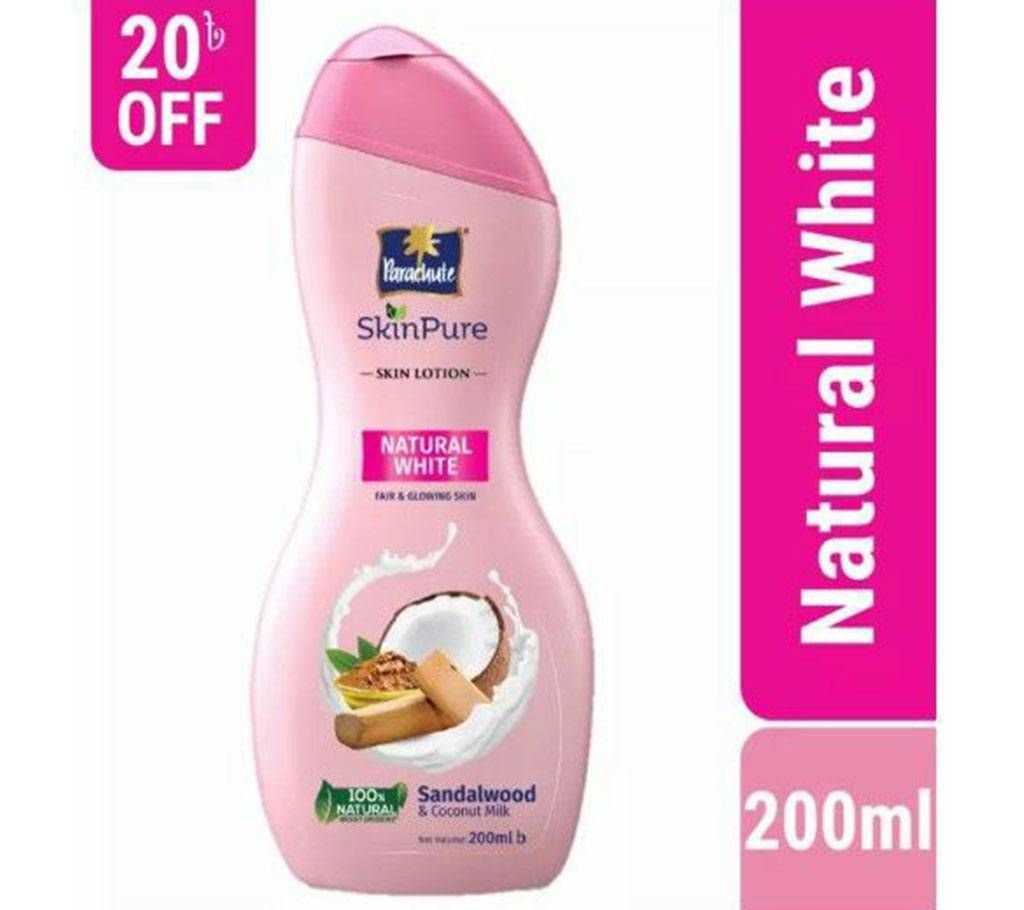 Parachute SkinPure Skin Lotion Natural White 200ml 