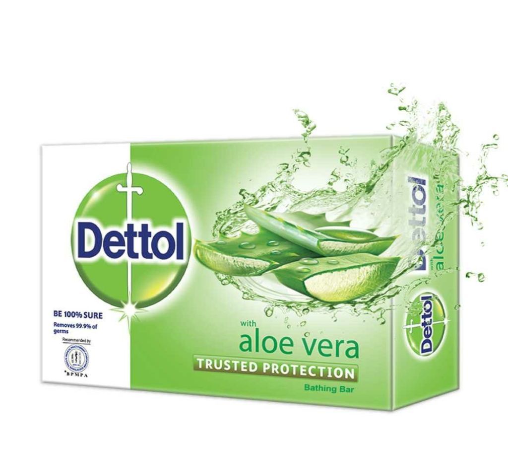 Dettol ALOE VERA SOAP 75GM NEW RATE - 5Pcs Pack - 16 - UDL-RB-316223