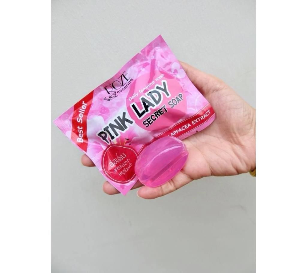 Pink Lady Secret Soap-(Made In Thailand)-30g
