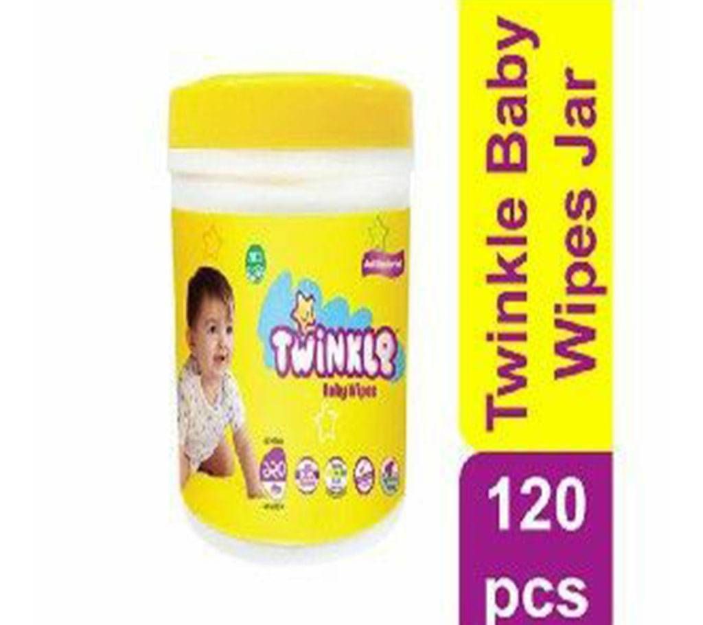 Twinkle Baby Wipes Jar 120pcs 