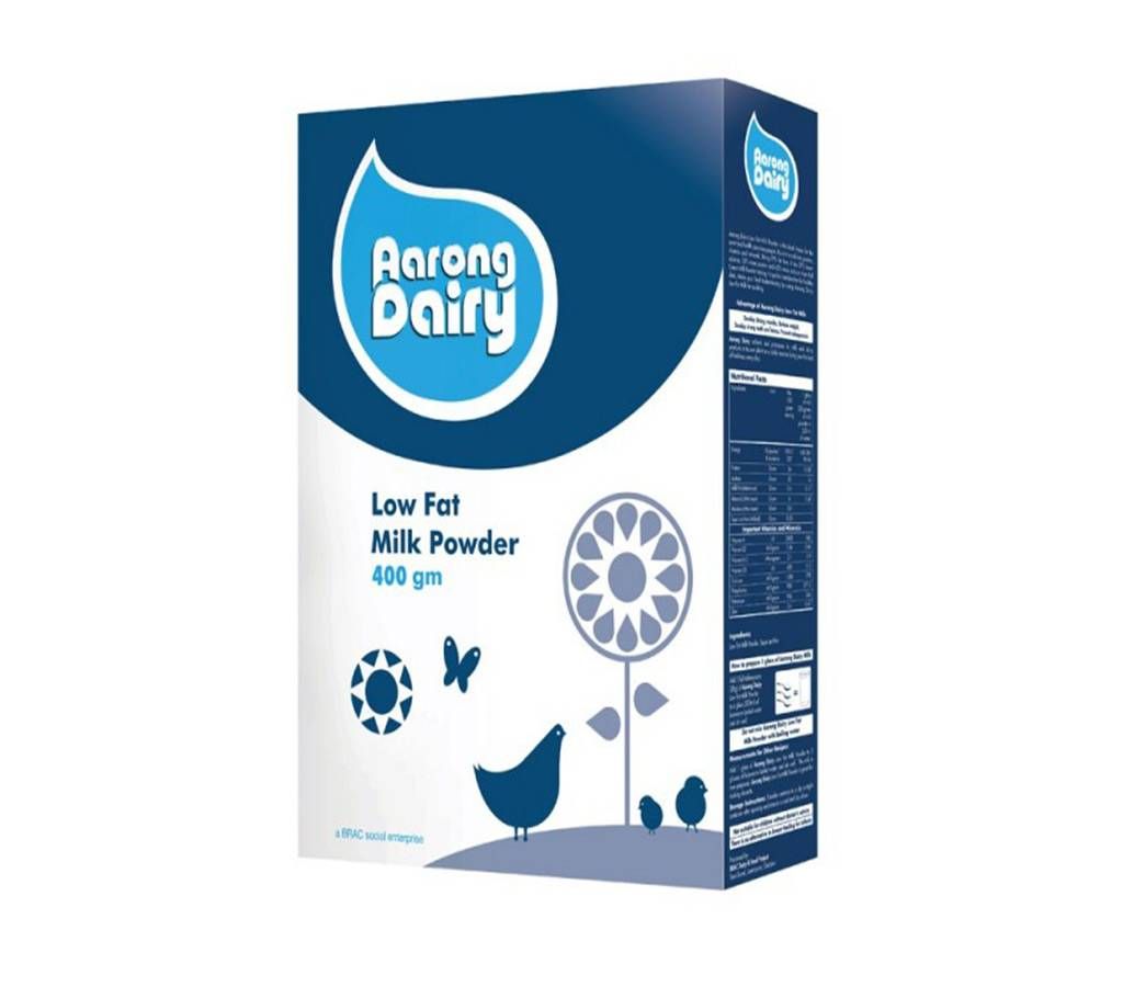 AARONG Instant Low Fat Milk Powder 400gm - 08 - AARONG-323264