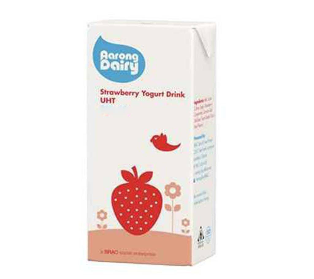 AARONG UHT Strawberry Yogurt Tretra Pack 125ml
