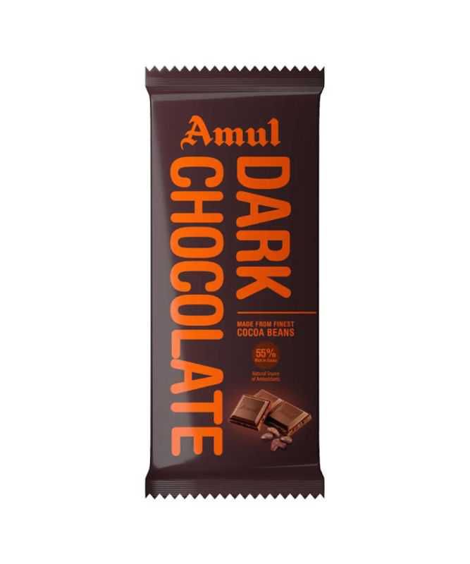 Amul Dark Chocolate, 40g - 20pcs