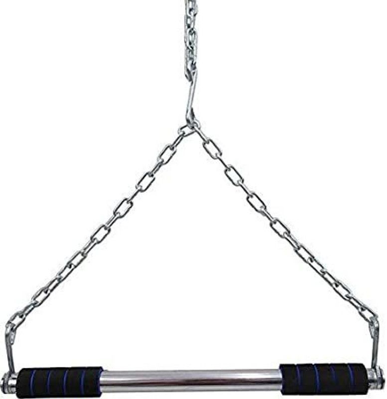 NE NEPTUNE Heavy Duty Pull up & Chin up Hanging Rod Solid Bar with Chain Push-up Bar  (Silver)