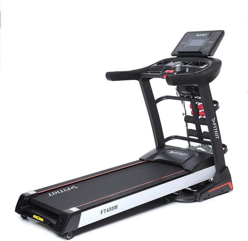 FITKIT by Cultsport FT450M 6HP DC-Motorised, With Free at home installation and Trainer Led Session Treadmill
