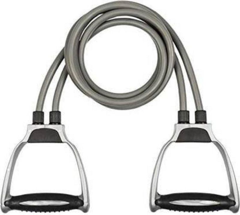 UKRAINEZ NATION Workout Double Toning Tube Resistance Tube (Grey) Resistance Tube  (Grey)